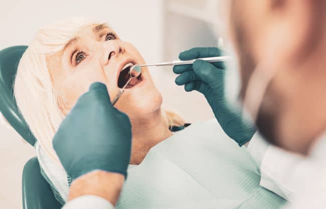 See your dentist for regular checkups.